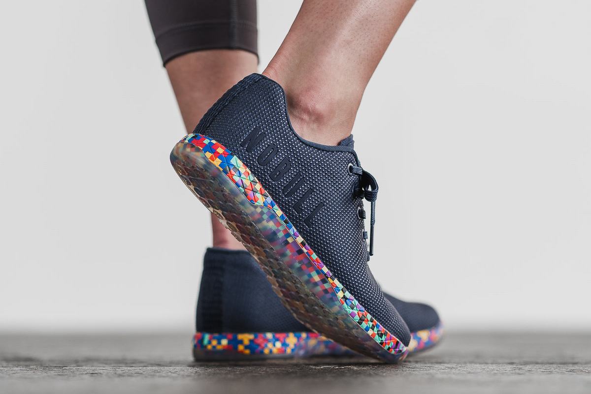 Nobull Superfabric Women's Trainers Navy | Australia (LR3270)